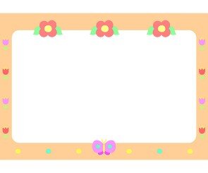 봄옷 가게 이름표