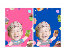 아이스크림 가게 합성 표지