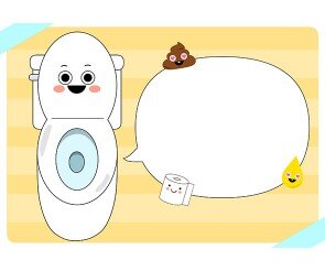 변기 말풍선