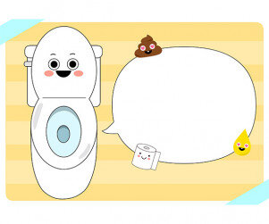 변기 말풍선