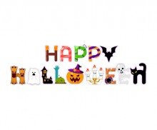 HAPPY HALLOWEEN 레터링