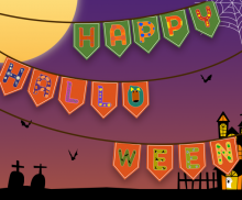 HAPPY HALLOWEEN 가랜드