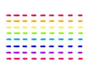 크레파스 선(점선)