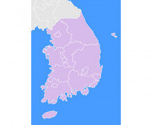 한반도 지도1(세로)