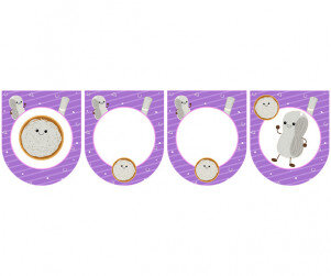 [개별도안] 당면 놀이 가랜드