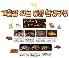 겨울잠 자는 동물 환경구성