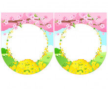 [개별도안] 봄아 반가워, Hello Spring 가랜드