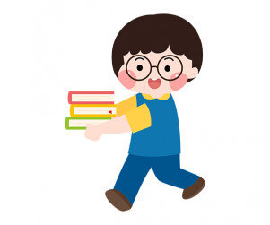 책 옮기는 아이