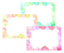 수채화 테두리 모음