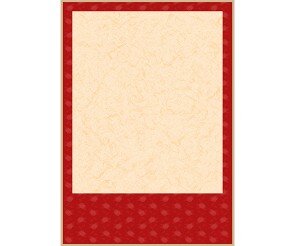 전통문양 테두리(빨강)