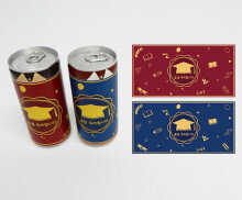 졸업, 수료 캔음료 라벨