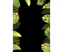 열대 나뭇잎 배경