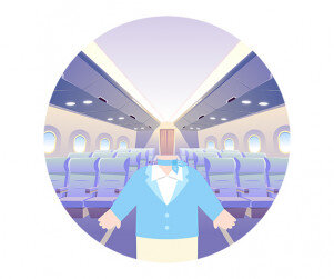 승무원 합성 라벨