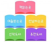 도서부스 안내판