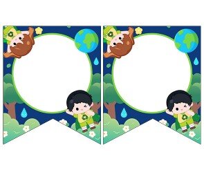 [개별도안] 환경을 지켜요 가랜드