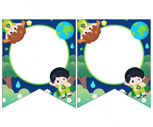 [개별도안] 환경을 지켜요 가랜드