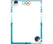 올림픽 수영 테두리