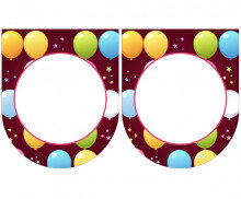 [개별도안] 풍선 터트리기 가랜드