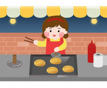 호떡 가게 배경