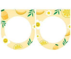 [개별도안] 노랑데이 가랜드