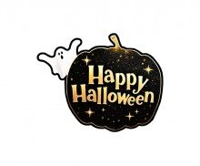 HAPPY HALLOWEEN 잭오랜턴 토퍼