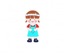 타코야끼 만드는 아이(여아)