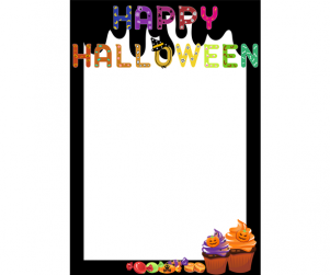 할로윈 머핀 배경