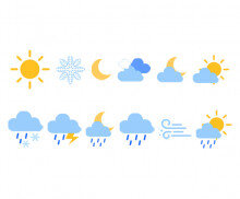 날씨 아이콘 모음2