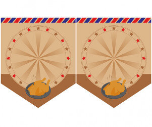 [개별도안] 옛날통닭 데이 가랜드