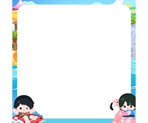 워터파크 메모지