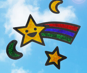 별똥별 썬캐처 모빌 만들기