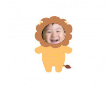 사자자리 합성이미지