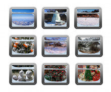 [개별도안] 겨울풍경 기차 창문2