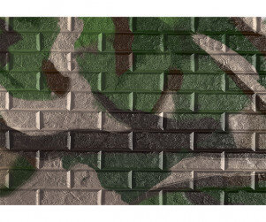 군부대 벽돌배경