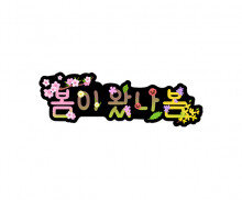 봄이 왔나봄 토퍼