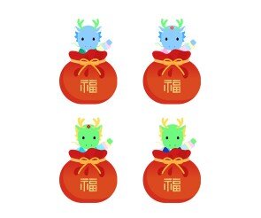 복주머니 속 청룡(한복)