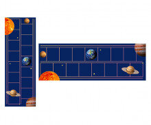 신비한 태양계 행성 여행 원고지 레터링(문구없음)