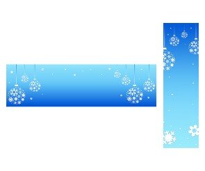 겨울 패션쇼 가로 세로 배너(문구없음)