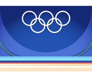 역도 경기장 배경