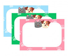 동물병원 안내판 (문구없음)