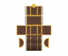 [개별도안] 보물 상자 전개도