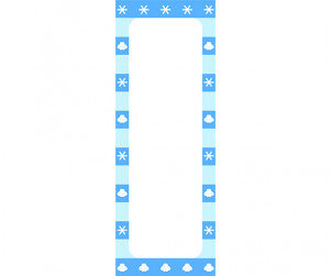 여름 용품 가게 개별 메뉴판