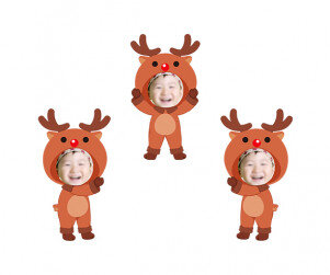 루돌프 합성이미지(아이)