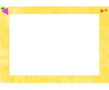 노란색 포도 테두리