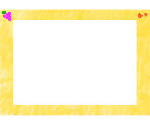 노란색 포도 테두리