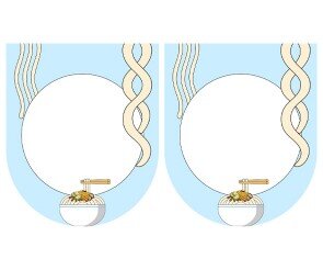 [개별도안] 국수 오감놀이 가랜드