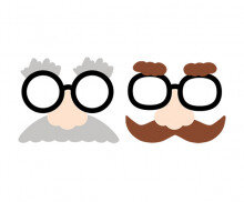 과학자 얼굴 토퍼