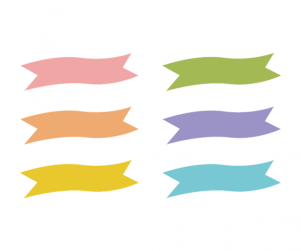 깃발 모양 라벨