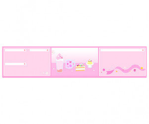 꽃잎 카페 상단 메뉴판(문구없음)