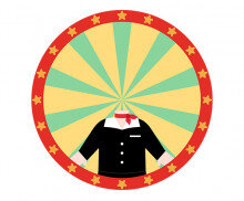 복고데이 합성 라벨